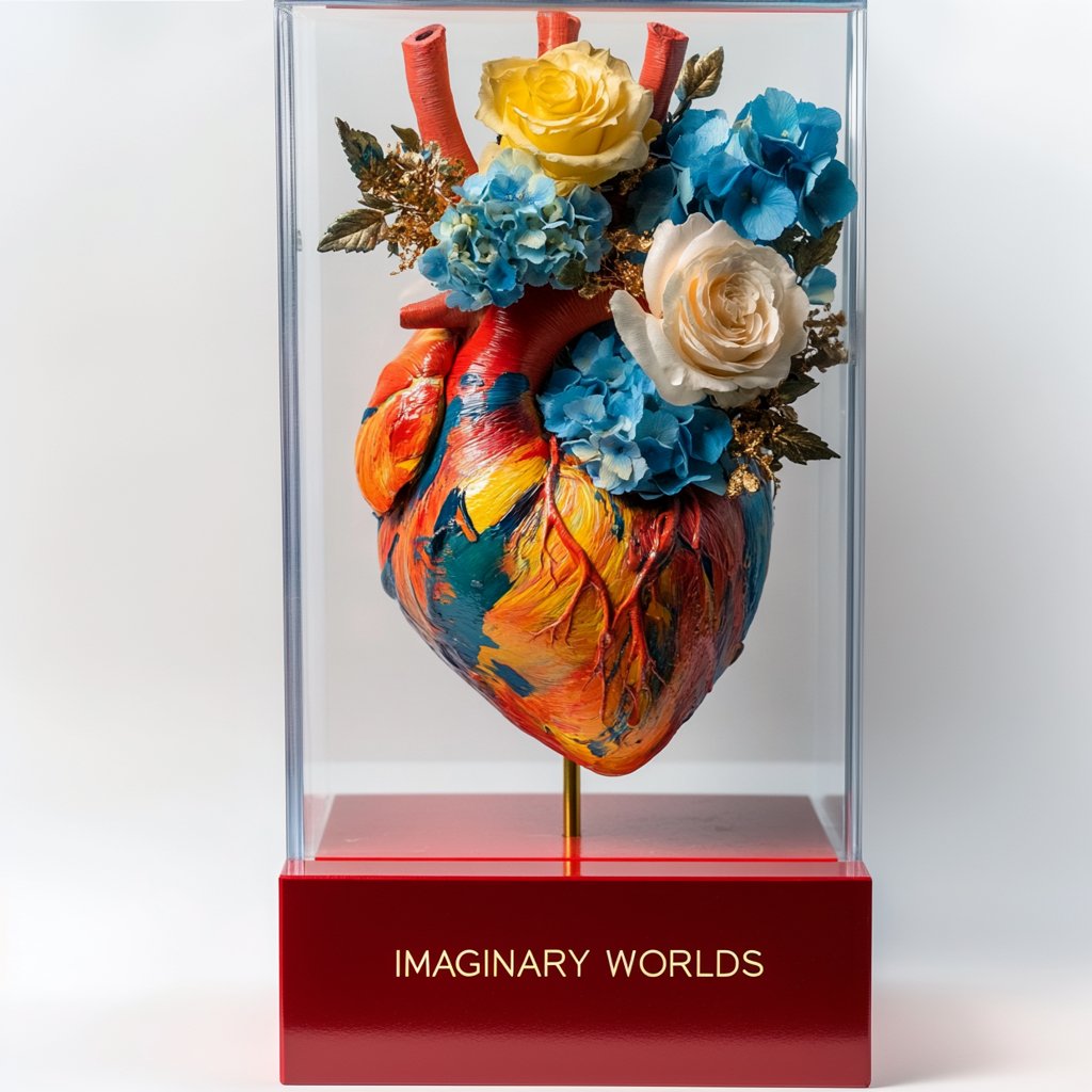 Forever Rose Heart Art Collection - Imaginary Worlds