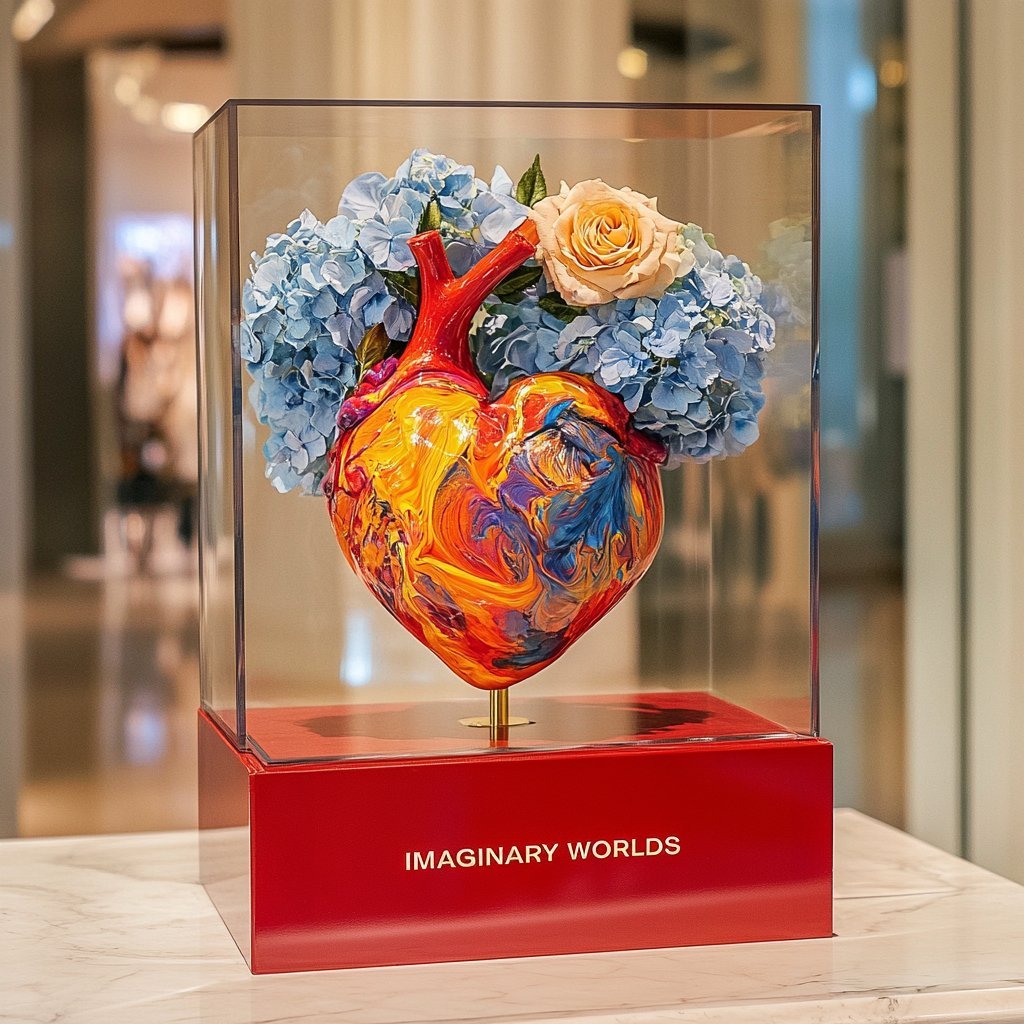 Forever Rose Heart Art Collection - Imaginary Worlds