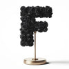 Fortuna Black Rose Letter F Lamp - Imaginary Worlds