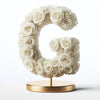 Gaia White Rose Letter G Lamp - Imaginary Worlds