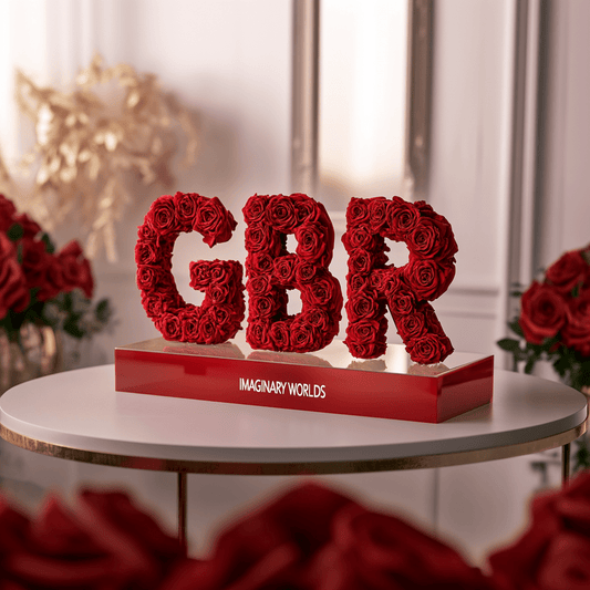 GBR Rose Sculpture – The United Kingdom Edition - Imaginary Worlds