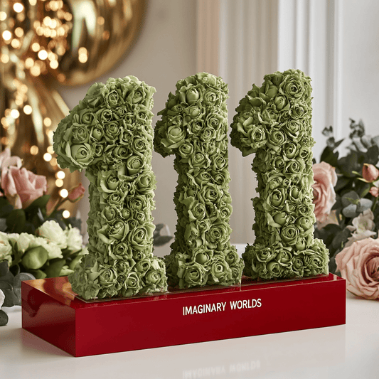 Green Roses 111 Rose Box - Imaginary Worlds