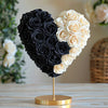 Hades and Persephone Mixed Rose Heart Lamp - Imaginary Worlds