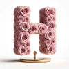 Hebe Pink Rose Letter H Lamp - Imaginary Worlds