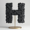 Hecate Black Rose Letter H Lamp - Imaginary Worlds