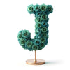 Jason Teal Rose Letter J Lamp - Imaginary Worlds