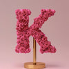 Kalliope Pink Rose Letter K Lamp - Imaginary Worlds