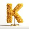 Kronos Yellow Rose Letter K Lamp - Imaginary Worlds