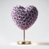 Lavender Rose Heart Lamp - Imaginary Worlds