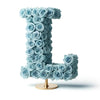 Lyra Baby Blue Rose Letter L Lamp - Imaginary Worlds