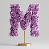 Medea Purple Rose Letter M Lamp - Imaginary Worlds