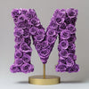 Medea Purple Rose Letter M Lamp - Imaginary Worlds