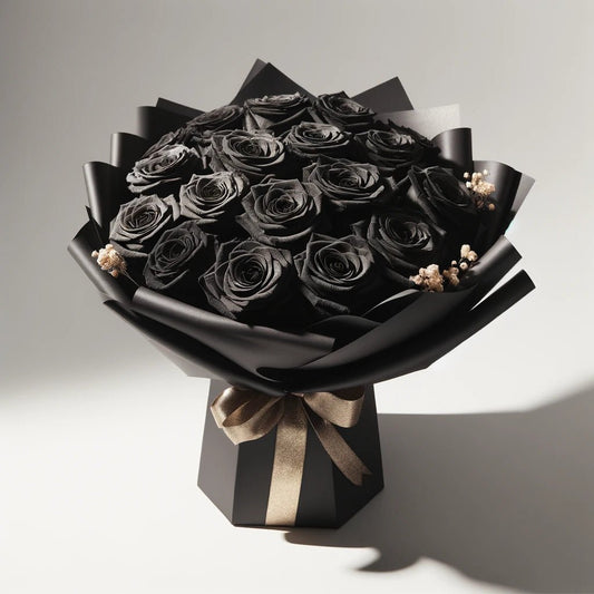 Midnight Noir Flower Bouquet - Imaginary Worlds