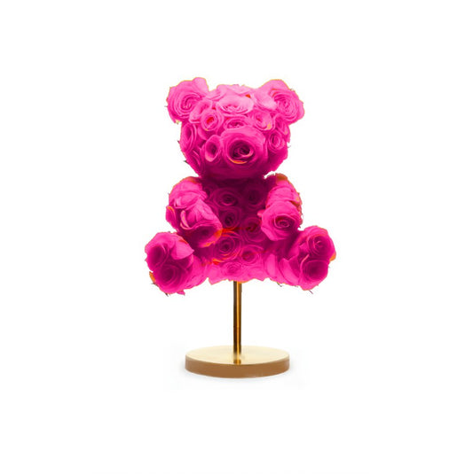 Mini Radiance Hot Pink Bear Lamp - Imaginary Worlds