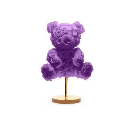 Mini Radiance Purple Bear Lamp - Imaginary Worlds