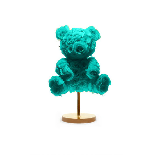 Mini Radiance Teal Bear Lamp - Imaginary Worlds