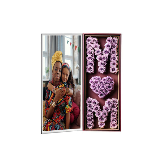 MOM Lavender Rose Box - Custom Heartfelt Gift - Imaginary Worlds