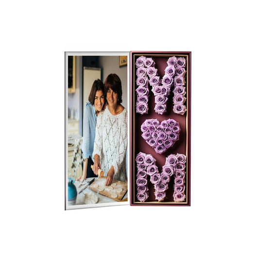 MOM Lavender Rose Box - Custom Heartfelt Gift - Imaginary Worlds