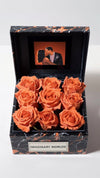 Orange Roses Forever Multimedia Keepsake Box - Imaginary Worlds