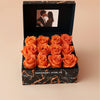 Orange Roses Forever Multimedia Keepsake Box - Imaginary Worlds