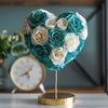 Orpheus and Eurydice Mixed Rose Heart Lamp - Imaginary Worlds