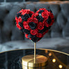 Persephone and Hades Mixed Rose Heart Lamp - Imaginary Worlds