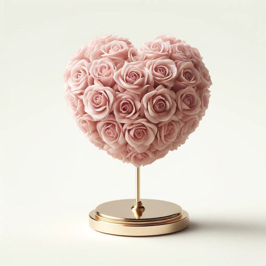 Pink Bloom Heart Lamp - Imaginary Worlds
