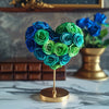 Poseidon and Amphitrite Mixed Rose Heart Lamp - Imaginary Worlds