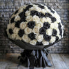 Preserved Black and White Roses Flower Bouquet - Imaginary Worlds