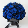 Preserved Blue Roses Flower Bouquet - Imaginary Worlds