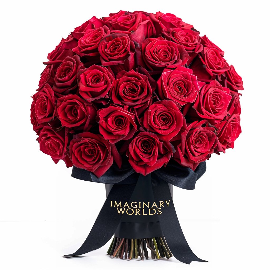 Preserved Red Roses Flower Bouquet - Imaginary Worlds