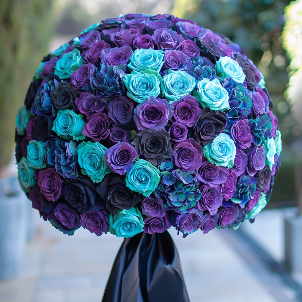 Eal Colored Roses Teal And Purple Roses Purple Rose Bouquet Images – Browse 407,912