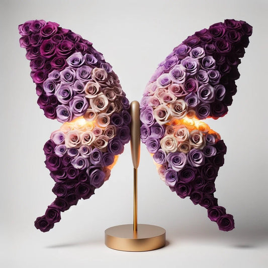 Purple Majesty Butterfly Lamp - Luxury Edition - Imaginary Worlds
