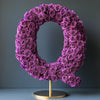 Purple Rose Letter Q Lamp - Imaginary Worlds