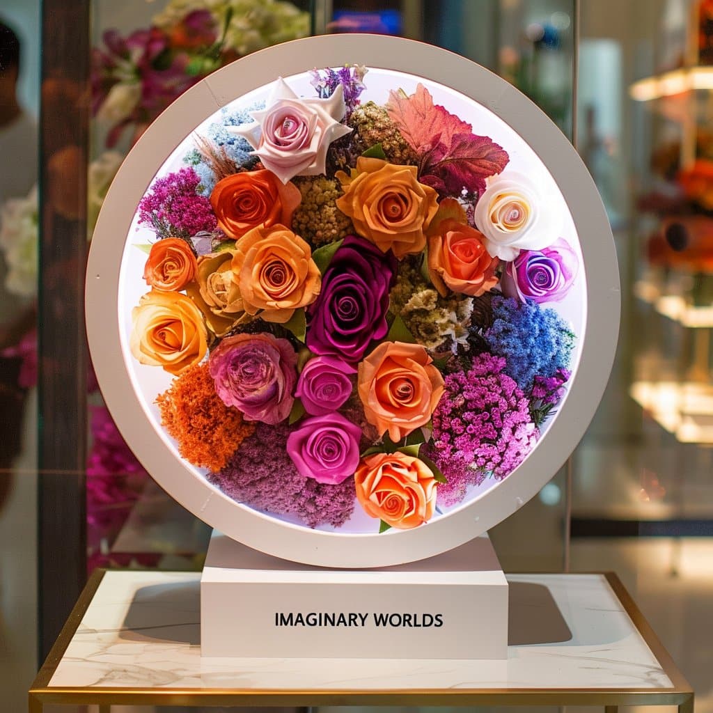 Rainbow Garden Flower Lamp - Imaginary Worlds