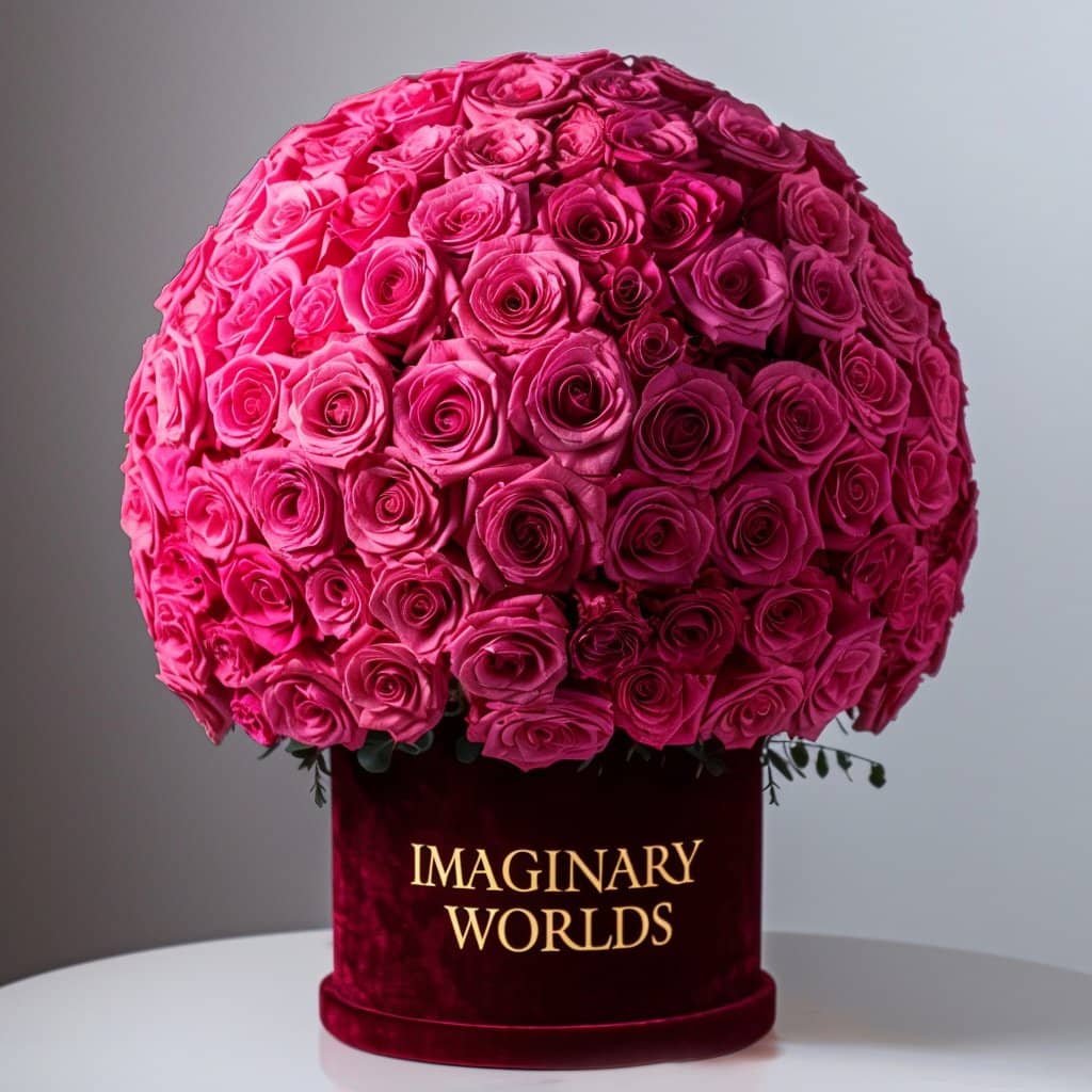 Ramo Buchón Magenta Velvet Majesty - Imaginary Worlds