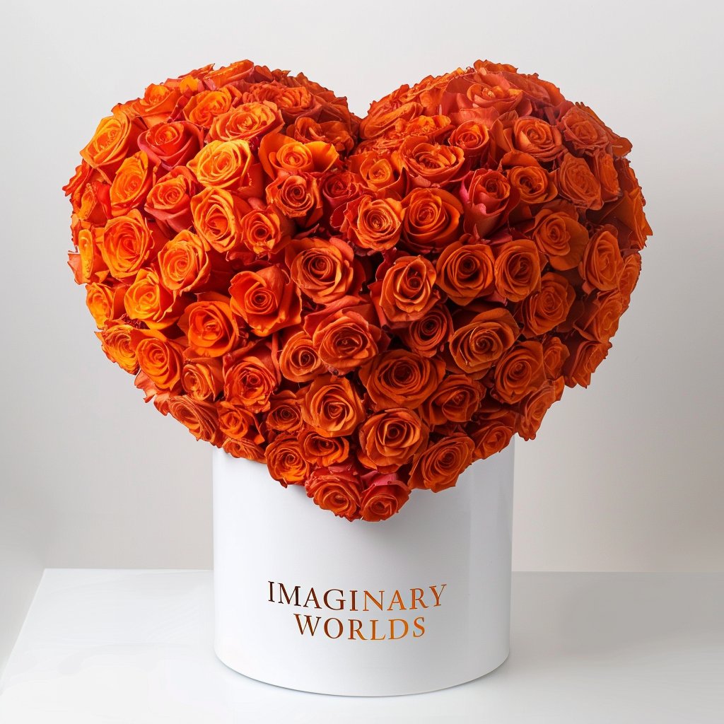 Ramo Buchón Orange Heart - Imaginary Worlds