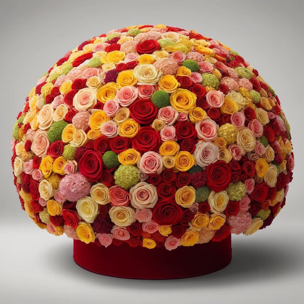 Ramo Collection Ramo Buchón Radiant Sunset Collection – Preserved Roses at Imaginary Worlds