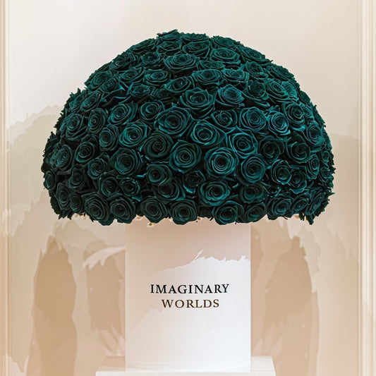 Ramo Buchón Teal Velvet Majesty - Imaginary Worlds