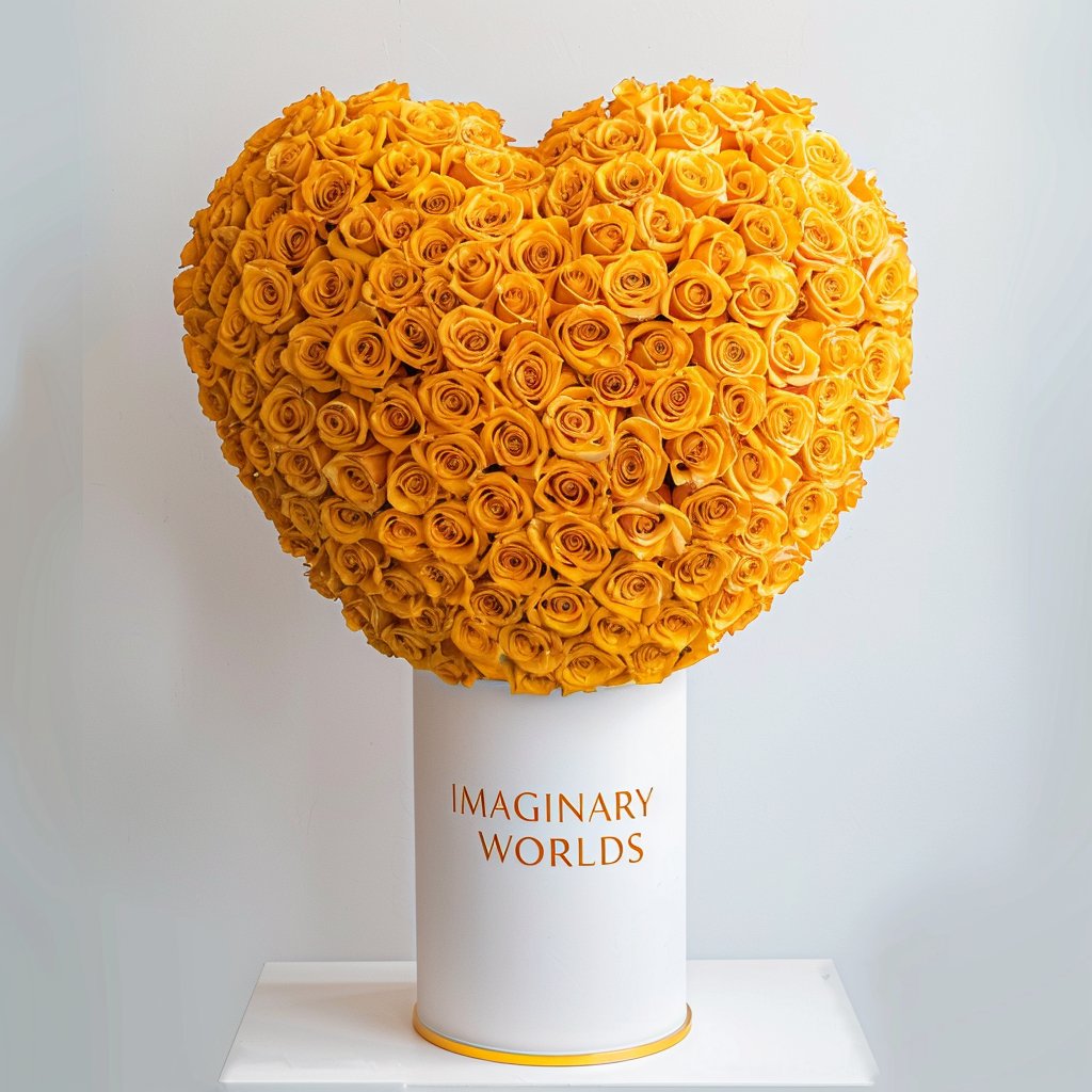 Ramo Buchón Yellow Heart - Imaginary Worlds