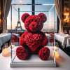 Red Rose Bear with Red Roses Heart - Imaginary Worlds