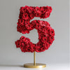 Red Rose Eternal Number 5 Lamp - Imaginary Worlds