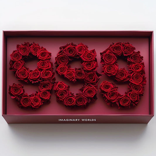 Red Roses 999 Rose Box - Imaginary Worlds