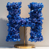 Royal Blue Rose Eternal Letter H Lamp - Imaginary Worlds