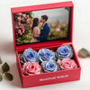 Six Roses in a Box: Dual - Tone Forever Roses Rose Box - Imaginary Worlds