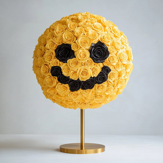 Smiley Face Eternal Bloom Lamp - Imaginary Worlds