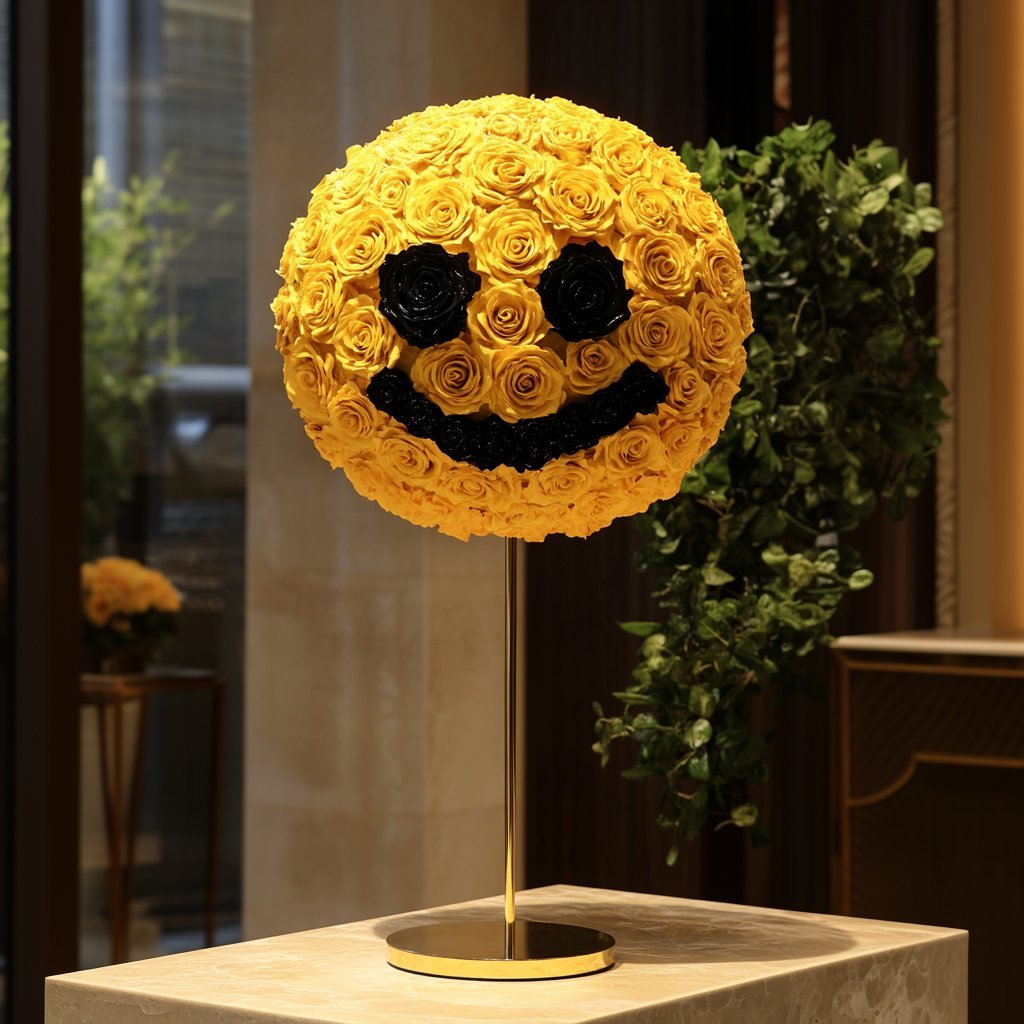 Smiley rose lamp - Imaginary Worlds