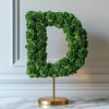 Standing Green Rose Letter D Lamp - Imaginary Worlds