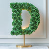 Standing Green Rose Letter D Lamp - Imaginary Worlds