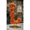 Standing Orange Rose Letter L Lamp - Imaginary Worlds